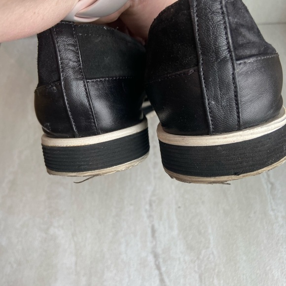 ** Karen Millen 37 6 black suede platform sneakers - Picture 5 of 8